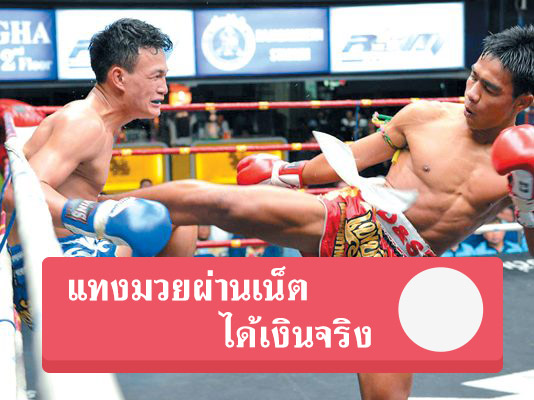 แทงมวยผ่านเน็ต ได้เงินจริง 100 % ที่เว็บแทงมวยออนไลน์